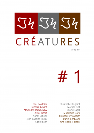 Revue Créatures N°1