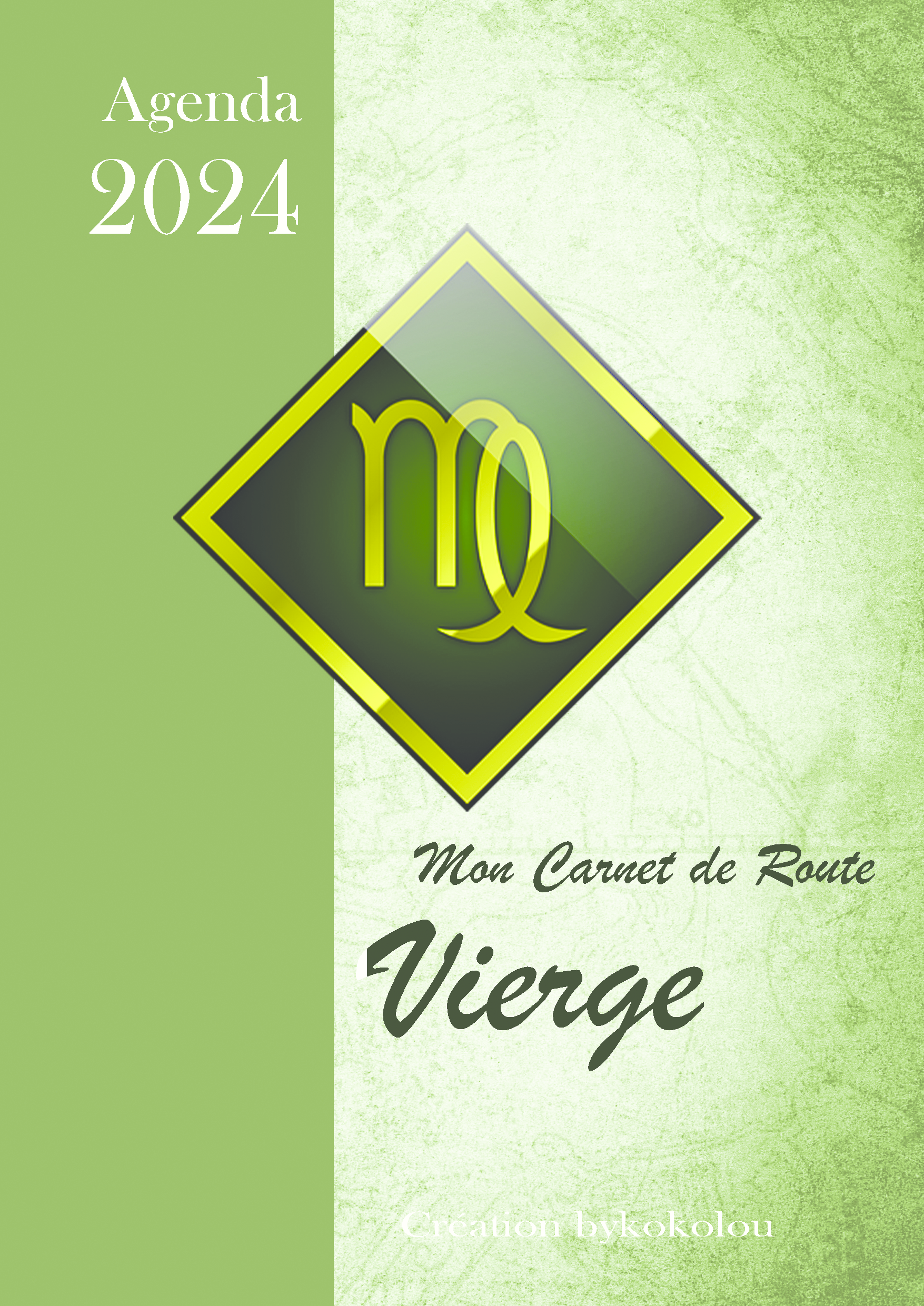Agenda 2024 - VIERGE - Carnet de route - Joan Pruvost