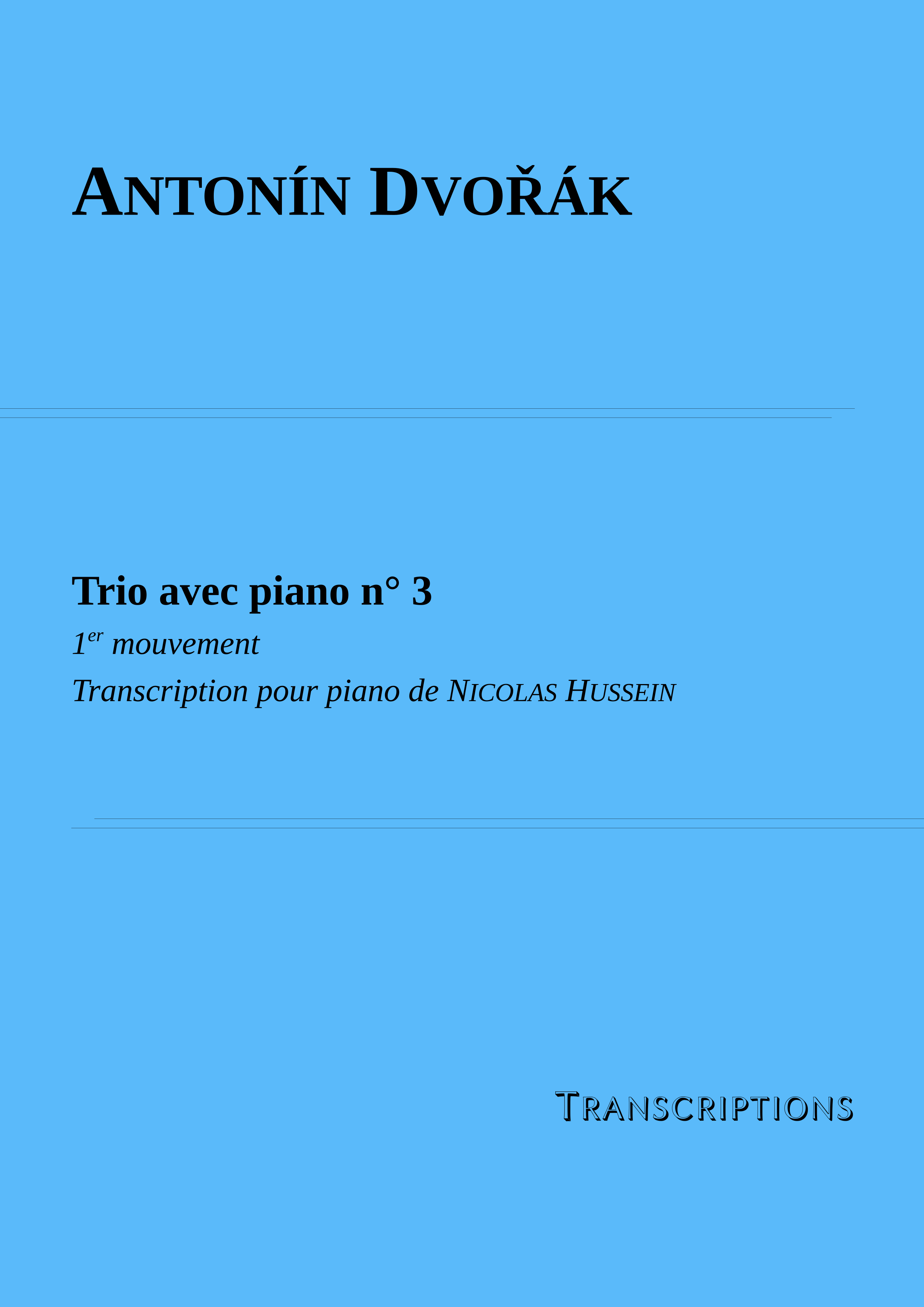 Trio n° 3 (transcription pour piano)