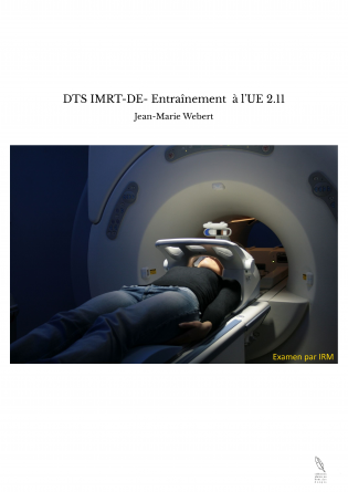 DTS IMRT-DE- Entraînement à l'UE 2.11