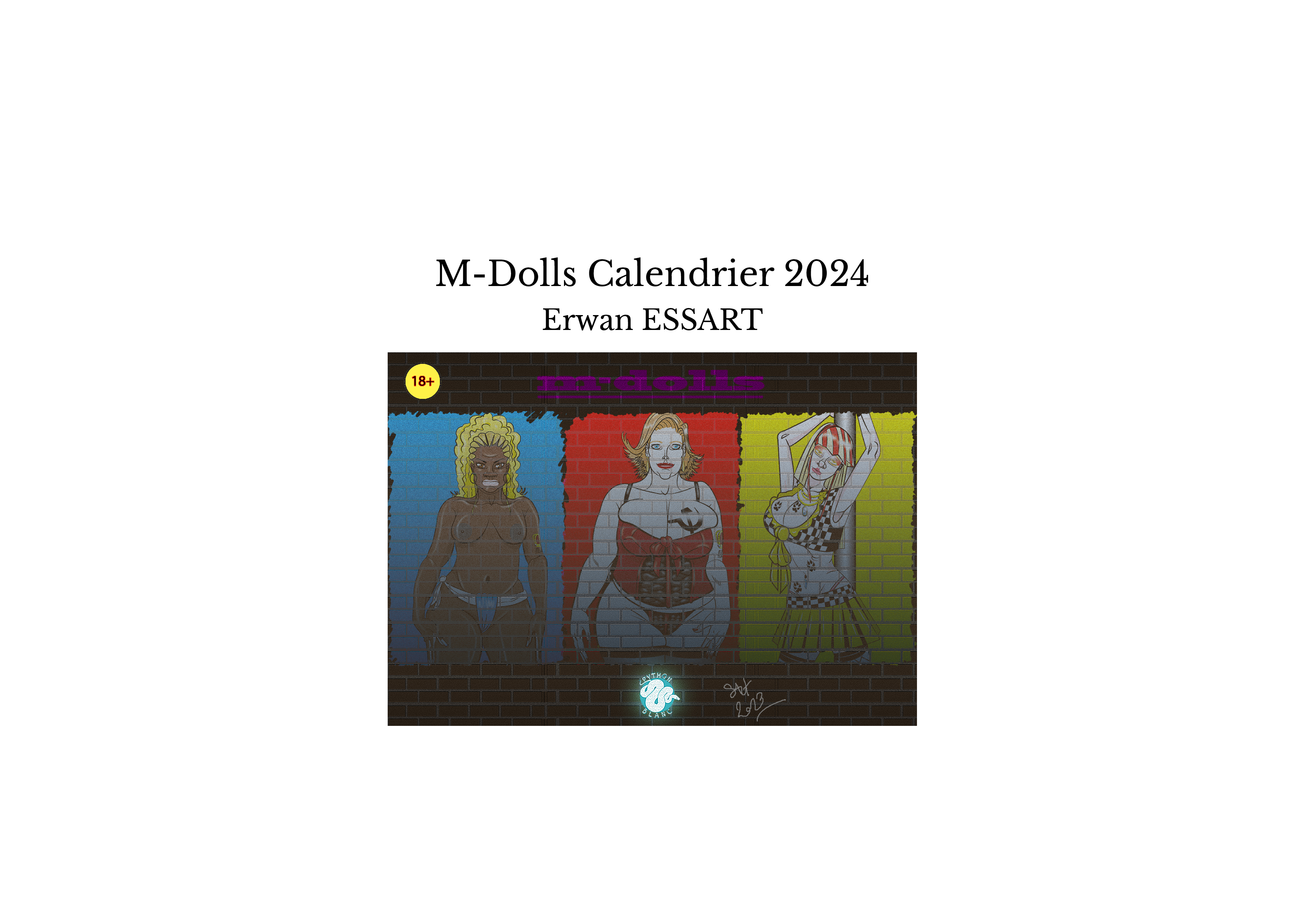 M-Dolls Calendrier 2024