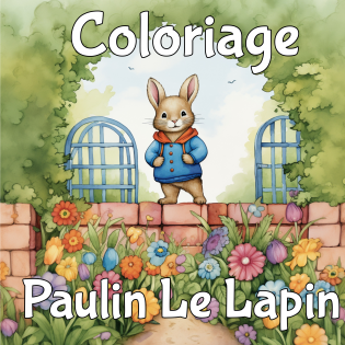 Paulin Le Lapin - Cahier de coloriage