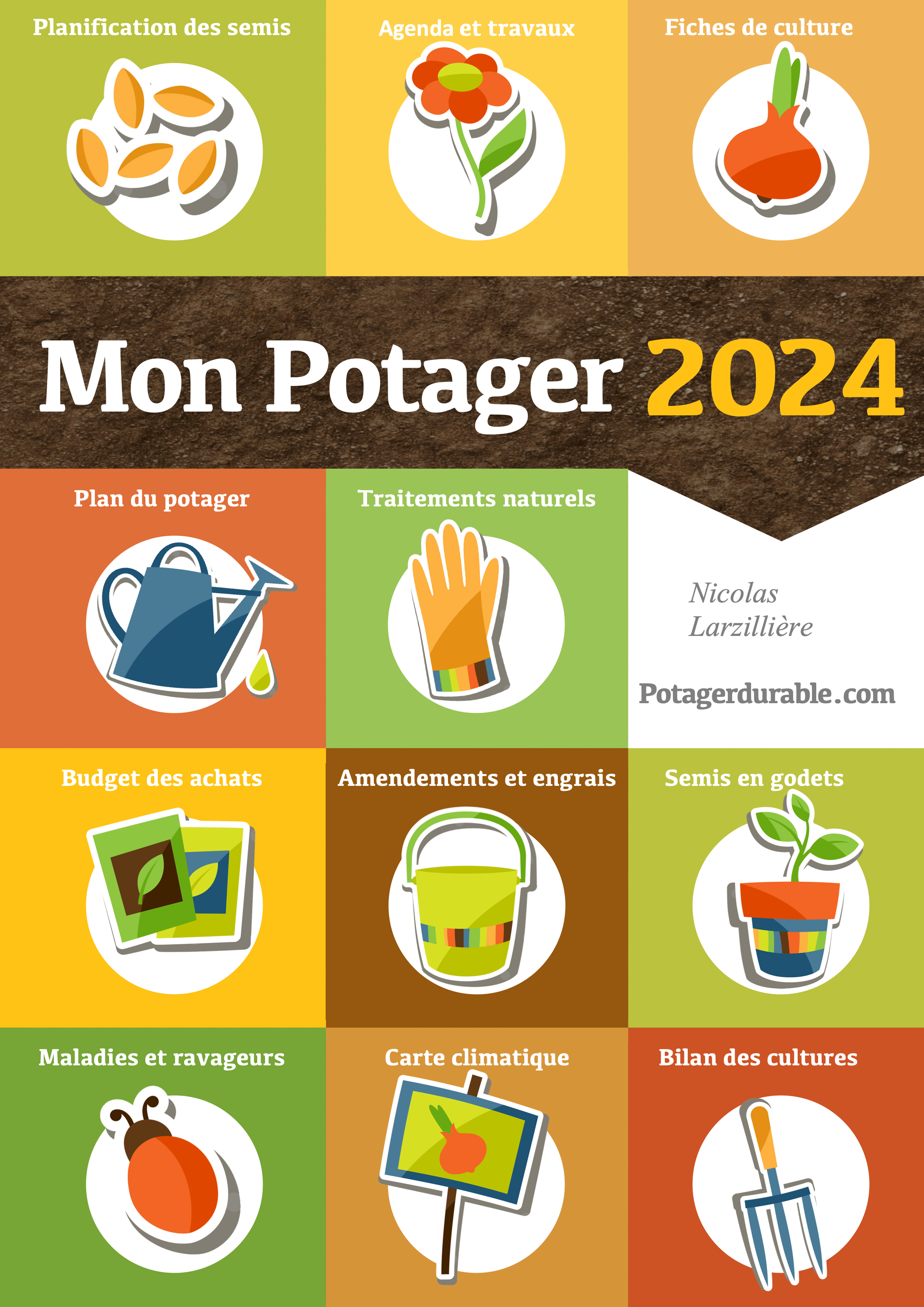 Calendrier potager 2024