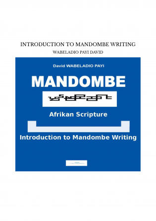 INTRODUCTION TO MANDOMBE WRITING