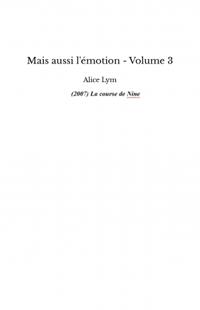 Mais aussi l'émotion - Volume 3