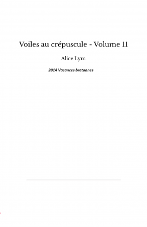 Voiles au crépuscule - Volume 11