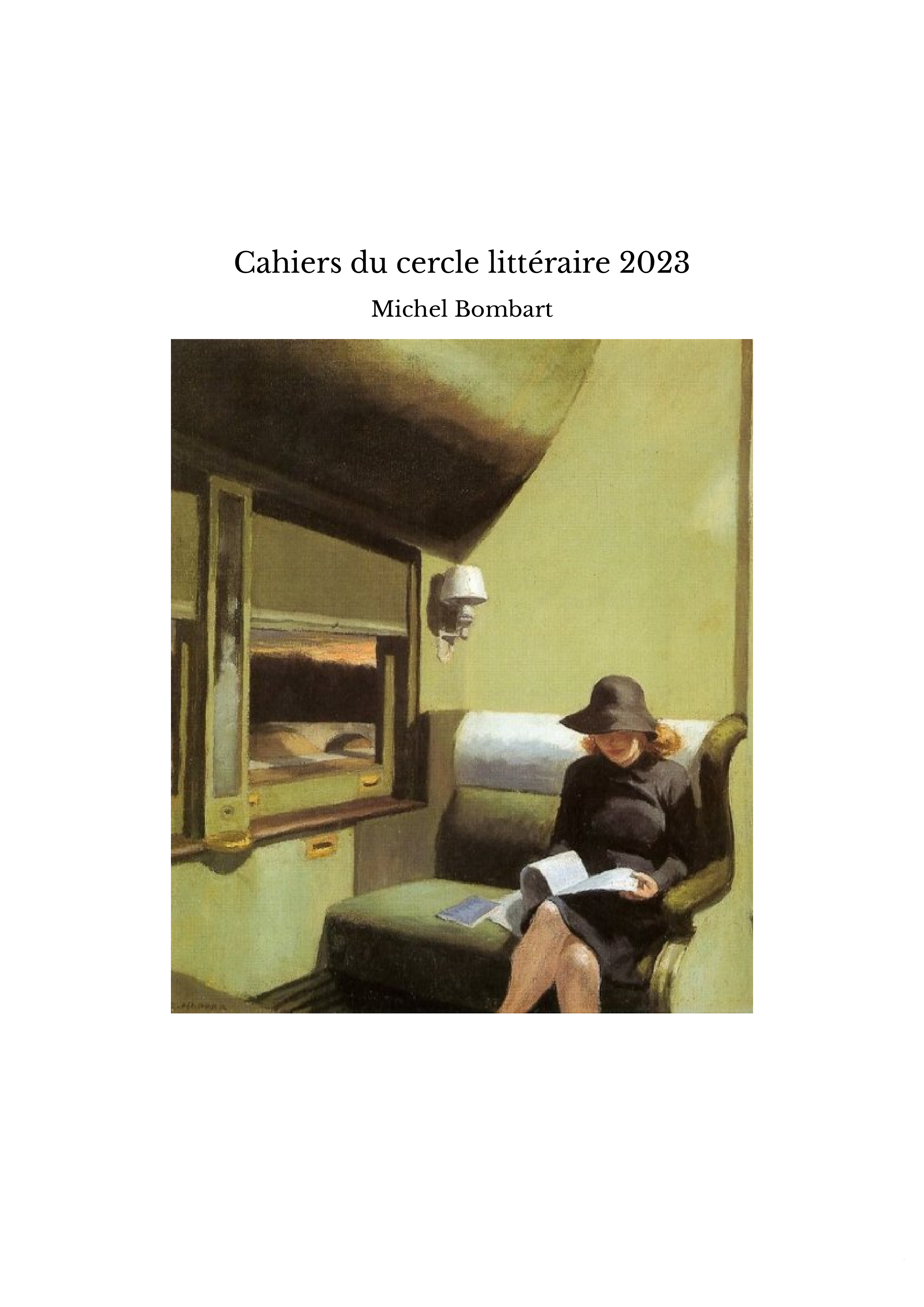 Cahiers du cercle littéraire 2023