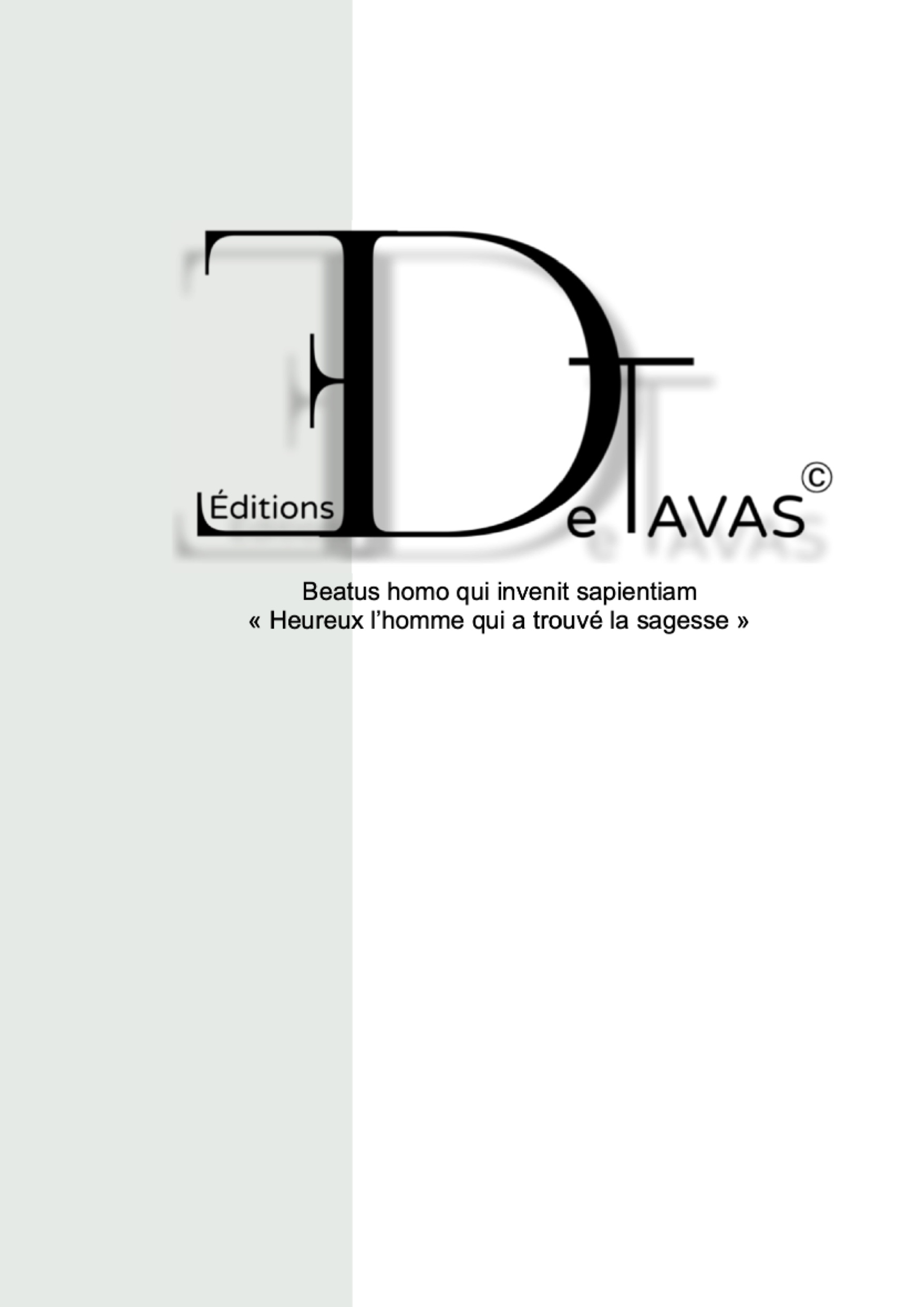 Brochure Editions de Tavas