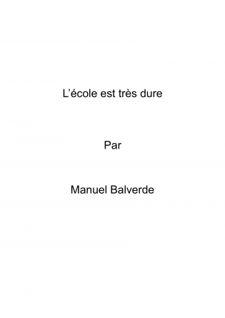 L'école est très dure