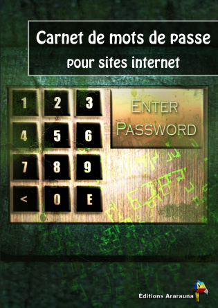 Carnet de mots de passe sites internet