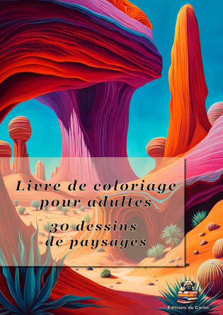 Livre de coloriage 30 dessins paysages