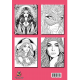 Livre de coloriage 30 portraits femmes