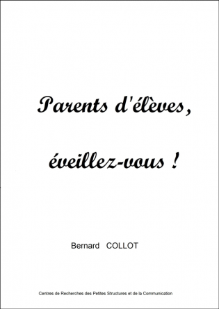 Parents d'élèves, éveillez-vous !