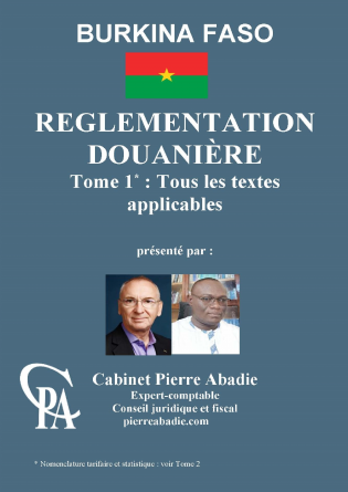 Règlementation douanière Tome I