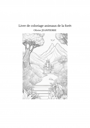 Livre de coloriage animaux de la forêt