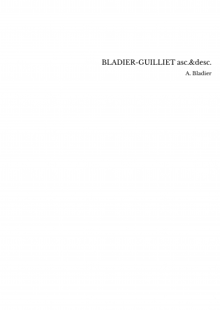 BLADIER-GUILLIET asc.&desc.