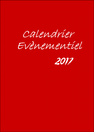 Calendrier Evènementiel 2017 