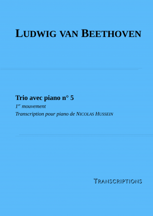 Trio n° 5 (transcription pour piano)