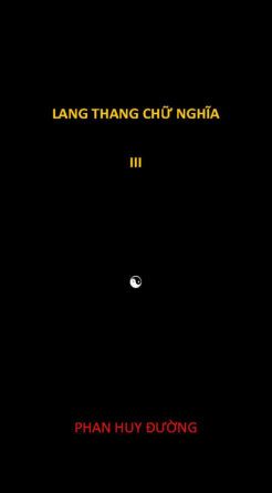 Lang thang chữ nghĩa III