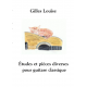 Pièces diverses pour guitare classique