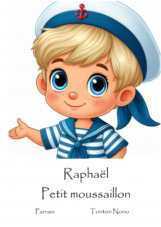 Raphaël, petit moussaillon
