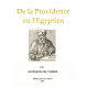 De la Providence ou l'Egyptien