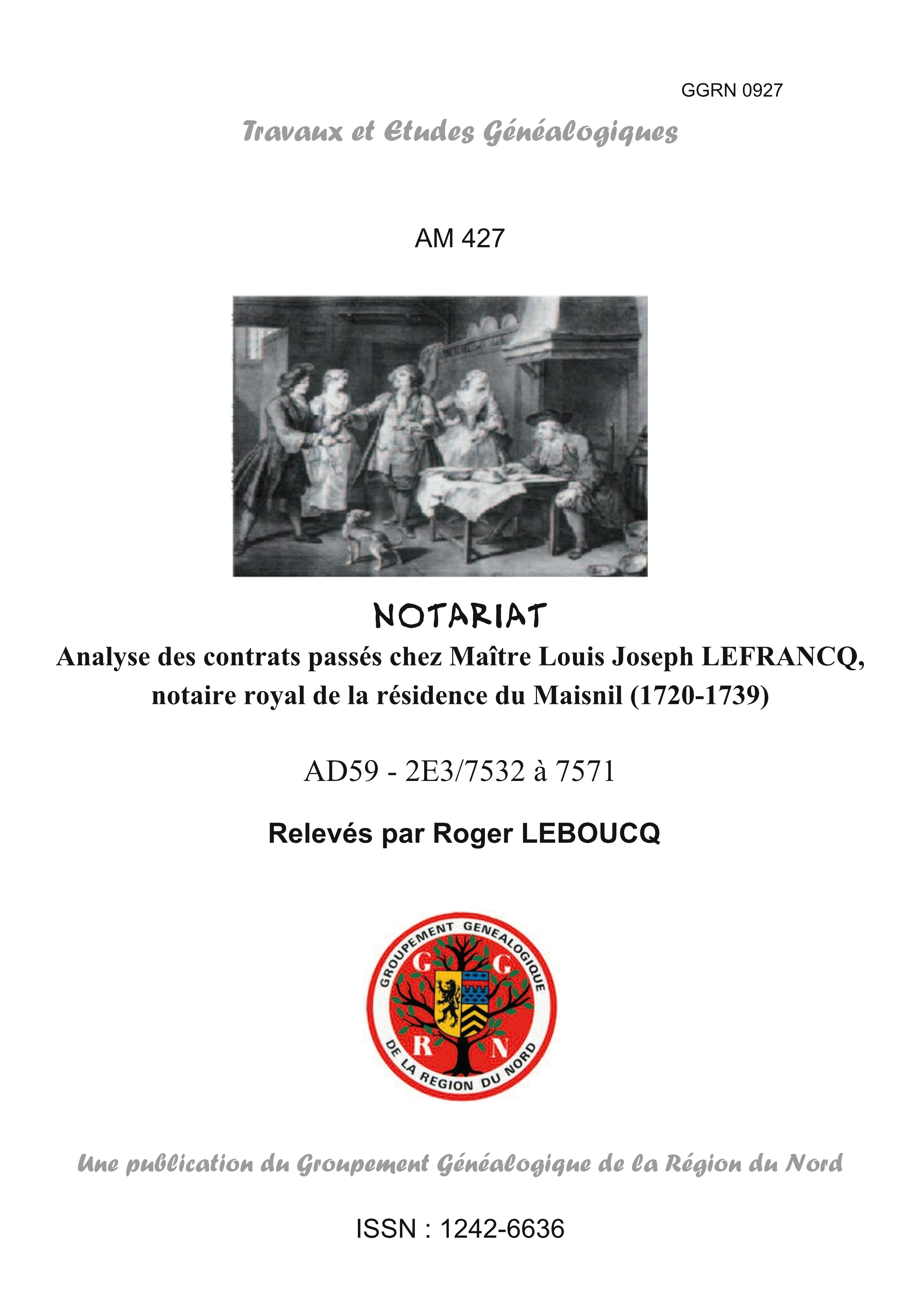 AM427-LE MAISNIL-AN LEFRANCQ 1720-1739