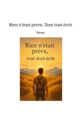 Rien n’était prévu. Tout était écrit 