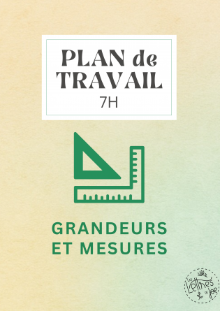 7H - MER - GRANDEURS ET MESURES