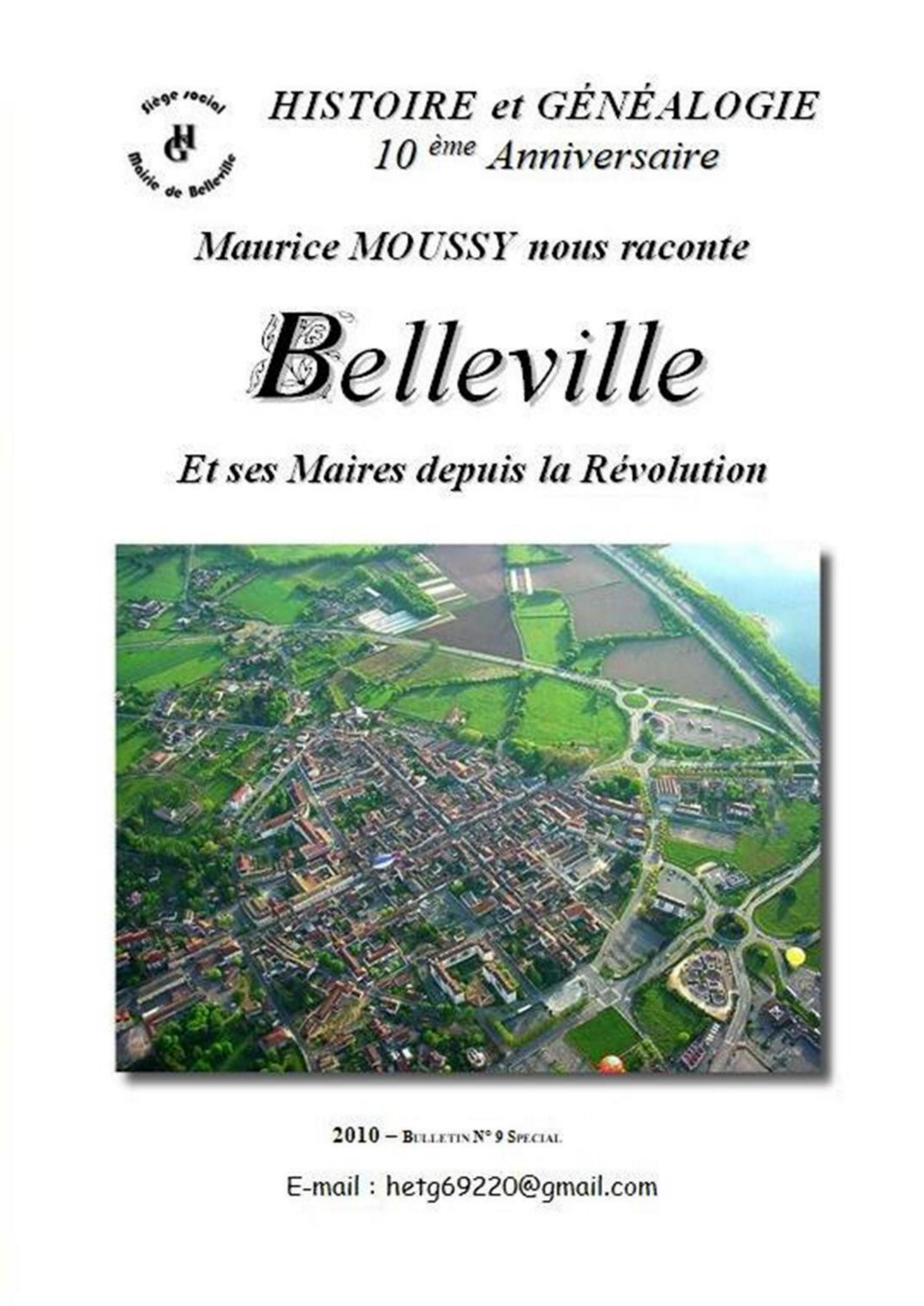 Belleville (Rhône) spécial n° 9