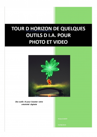TOUR D HORIZON DE QUELQUES OUTILS IA