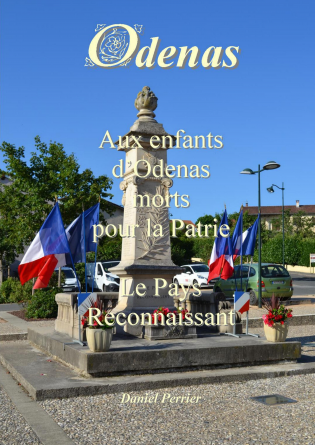 Le monumentuax morts d'Odenas (Rhône)