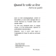 Quand le voile se lève