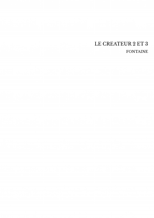 LE CREATEUR 2 ET 3