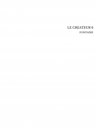 LE CREATEUR 6