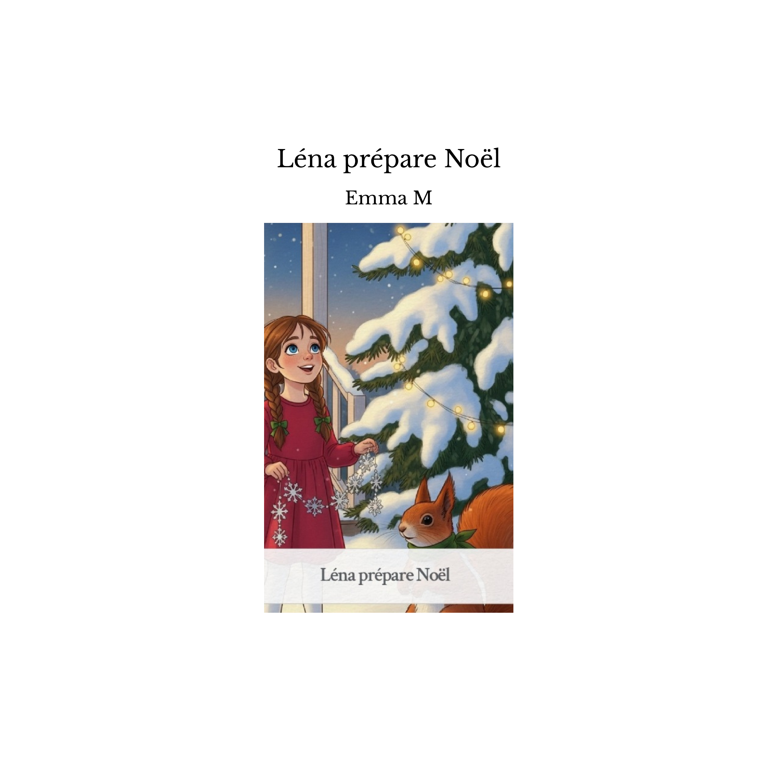 Léna prépare Noël