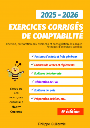 Exercices corrigés de comptabilité