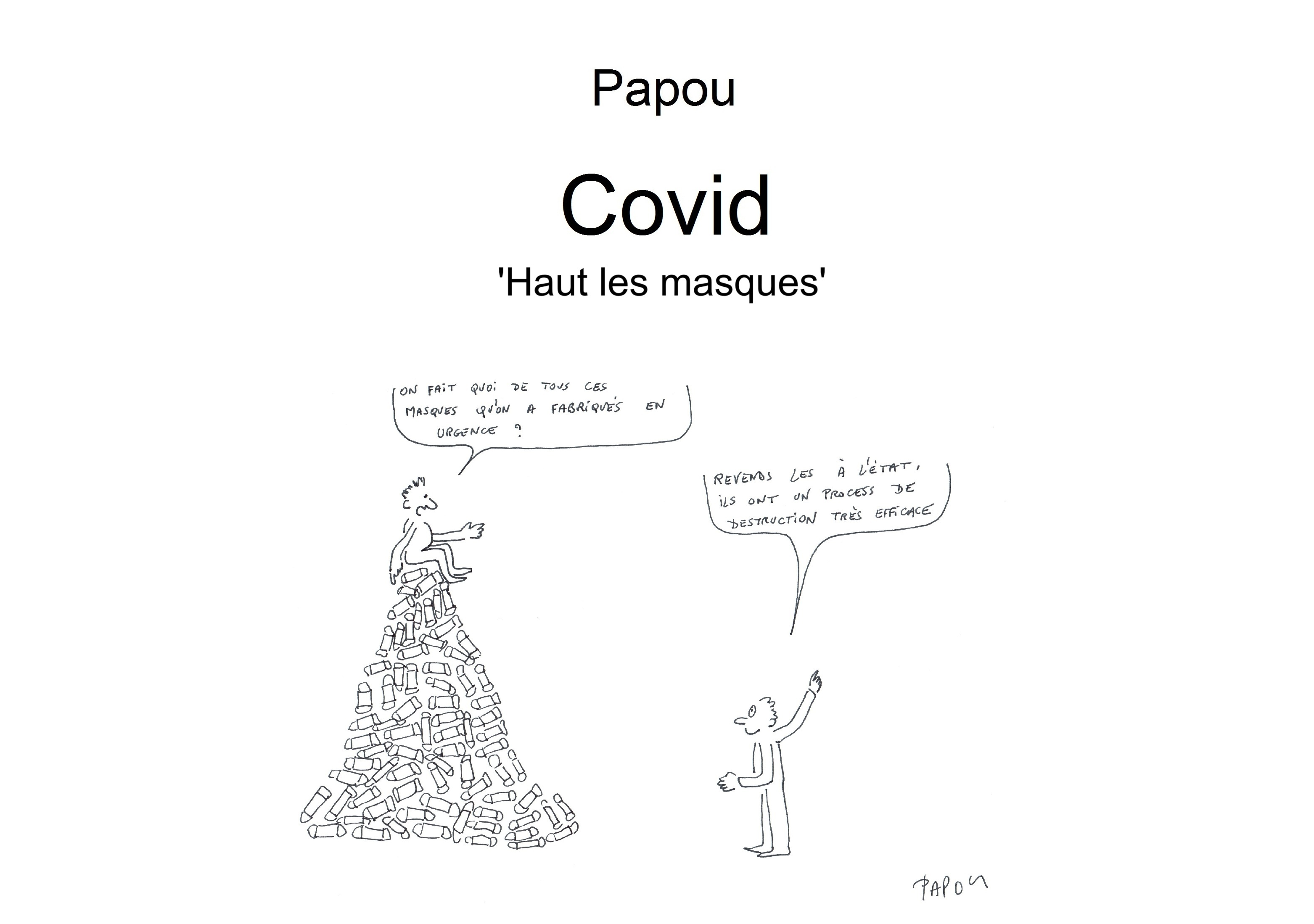 COVID 'haut les masques'