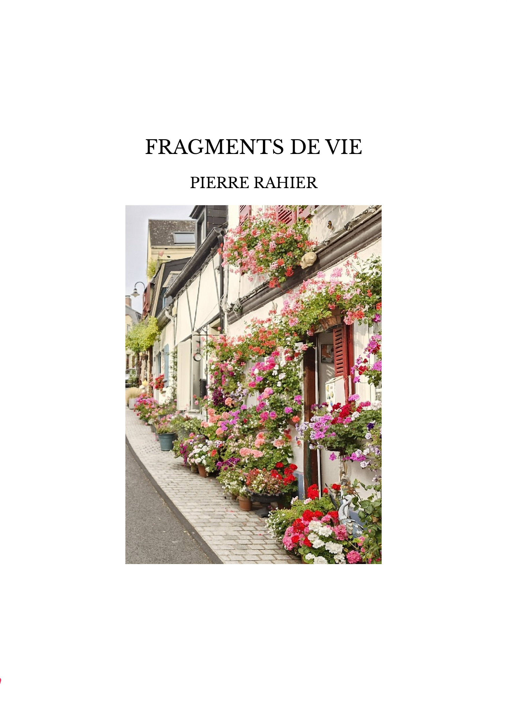 FRAGMENTS DE VIE