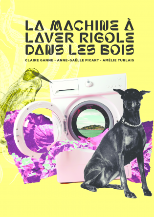 La machine rigole dans les bois