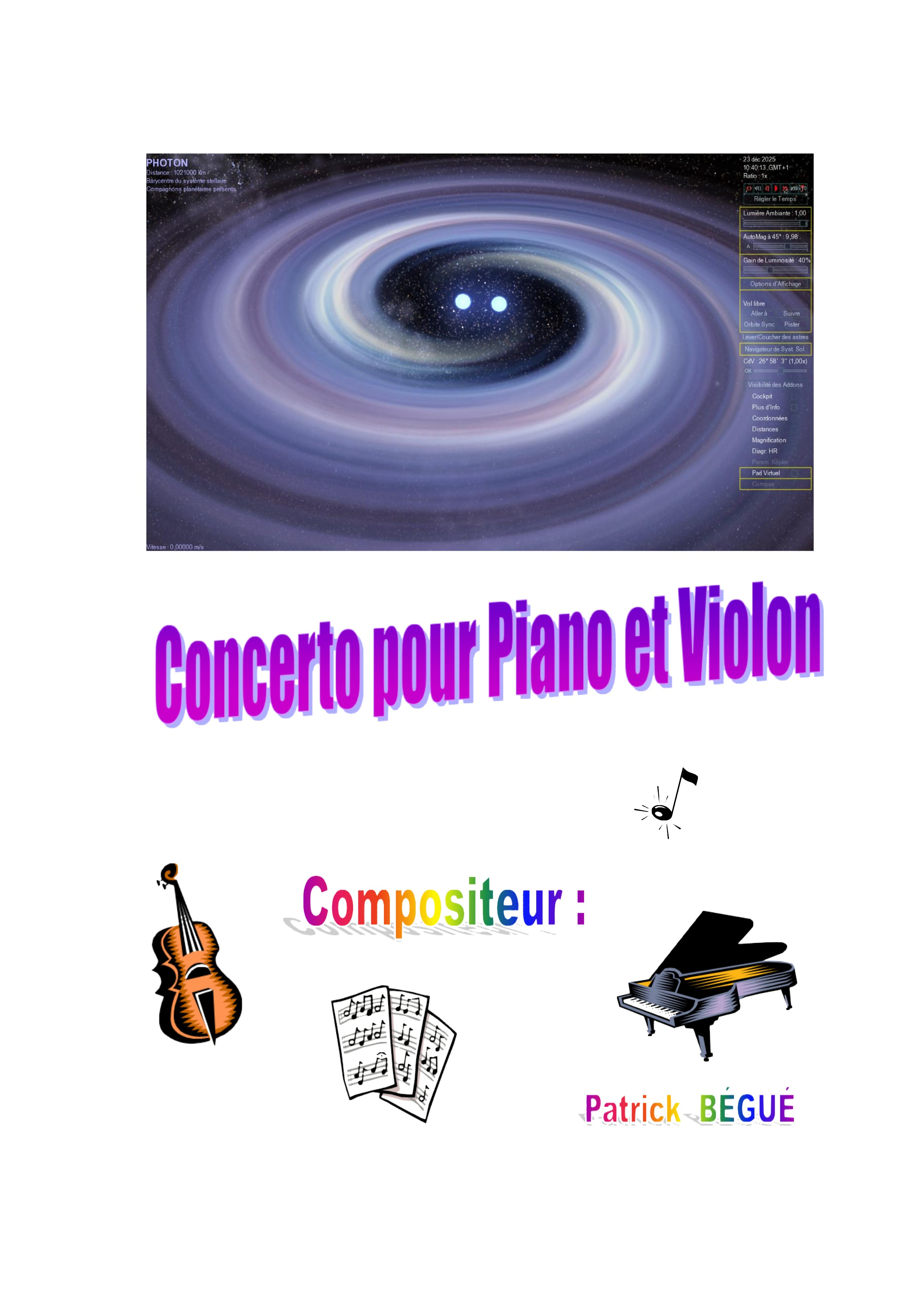 Concerto pour violon et piano