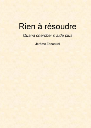 Rien à résoudre