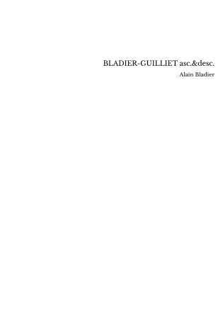 BLADIER-GUILLIET asc.&desc.