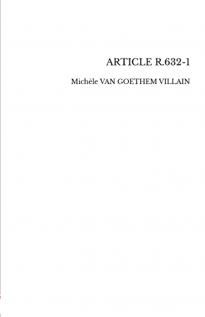 ARTICLE R.632-1