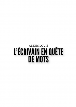 L'écrivain en quête de mots