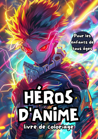 Livre de coloriage Héros d’Anime