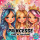 Livre de coloriage Princesse