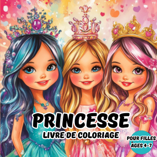 Livre de coloriage Princesse