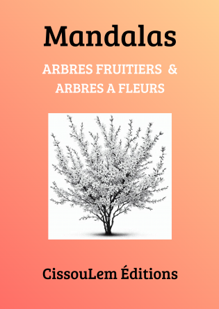 Mandalas arbres fruitiers et à fleurs