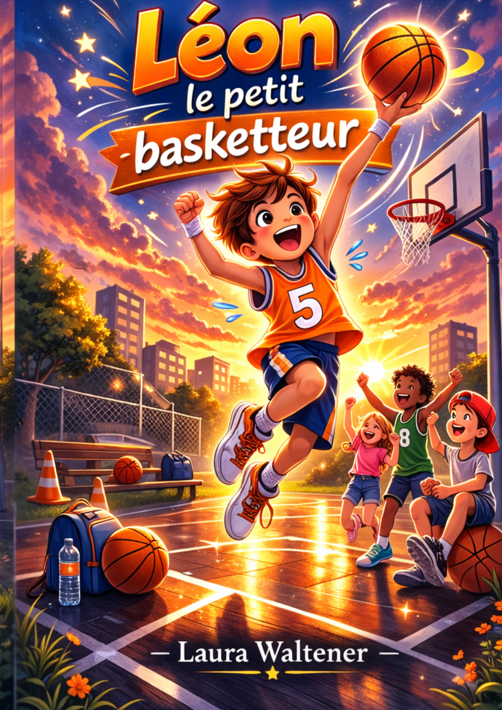 Léon le petit basketteur